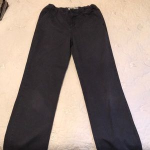 Boys’ flat front casual pants in Navy - Size 18